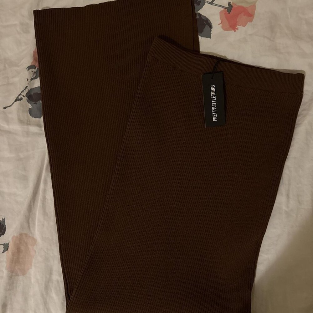 PrettyLittleThing Petite Women's Brown Skirt